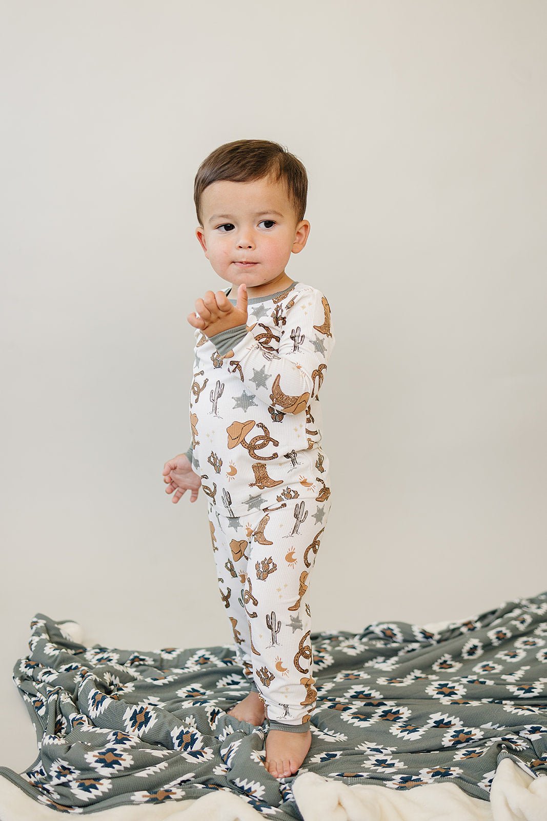 Mebie Baby Southwest Aztec Bamboo Fleece Quilt - 