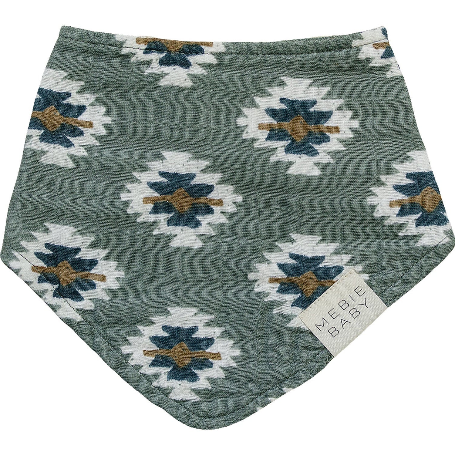 Mebie Baby Southwest Aztec Muslin Bib for Babies by Mebie Baby - 
