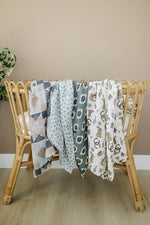 Mebie Baby Southwest Aztec Muslin Swaddle Blanket One Hundred Percent Cotton - 