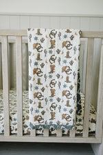 Mebie Baby Southwest Aztec + Outlaw Cowboy Muslin Quilt - 
