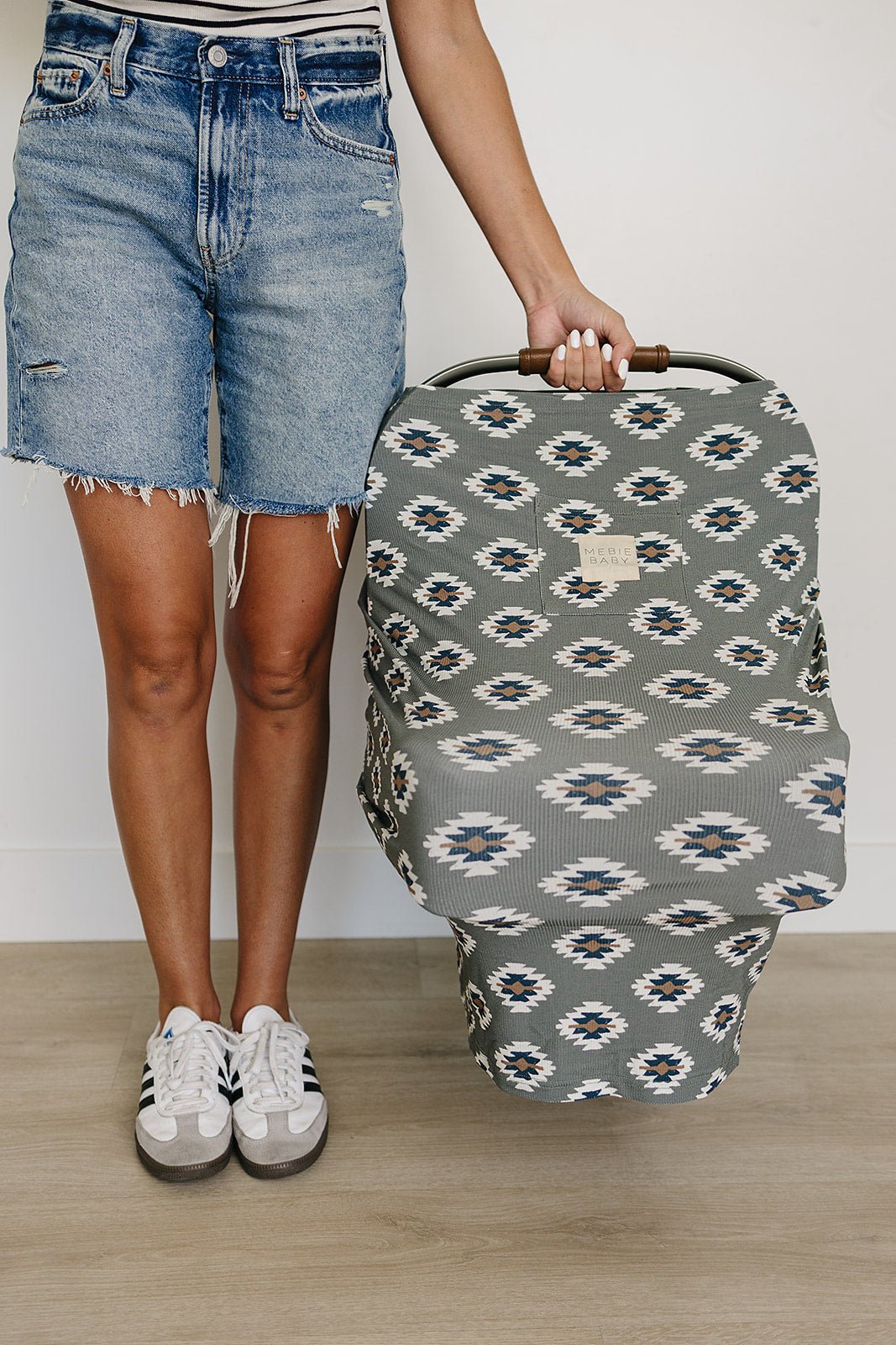 Mebie Baby Southwest Aztec Ribbed Bamboo Multi - Use Cove - 