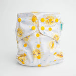 Kinder Cloth Diaper Co. Space and Sky: Essentials Pocket Cloth Diaper with Athletic Wicking Jersey, Grows with your Baby -