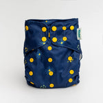 Kinder Cloth Diaper Co. Space and Sky: Essentials Pocket Cloth Diaper with Athletic Wicking Jersey, Grows with your Baby -