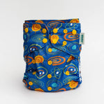 Kinder Cloth Diaper Co. Space and Sky: Essentials Pocket Cloth Diaper with Athletic Wicking Jersey, Grows with your Baby -