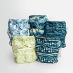 Kinder Cloth Diaper Co. Animals and Insects: Essentials Pocket Cloth Diaper with Athletic Wicking Jersey,