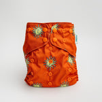 Kinder Cloth Diaper Co. Space and Sky: Essentials Pocket Cloth Diaper with Athletic Wicking Jersey, Grows with your Baby