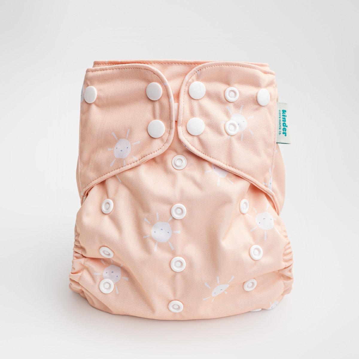 Kinder Cloth Diaper Co. Space and Sky: Essentials Pocket Cloth Diaper with Athletic Wicking Jersey, Grows with your Baby