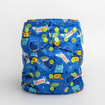 Animals and Insects: Essentials Pocket Cloth Diaper with Athletic Wicking Jersey, Grows with your Baby - Everetts Place Boutique - Pocket Diaper