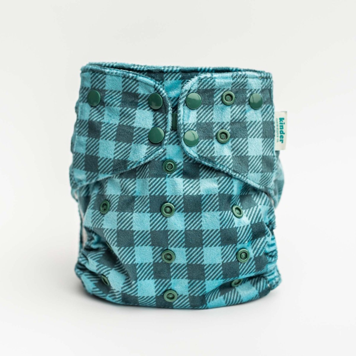 Kinder Cloth Diaper Co. Minky Fleece Cloth Diaper - Patterned Lounger with Wicking Jersey - Everetts Place Boutique - 