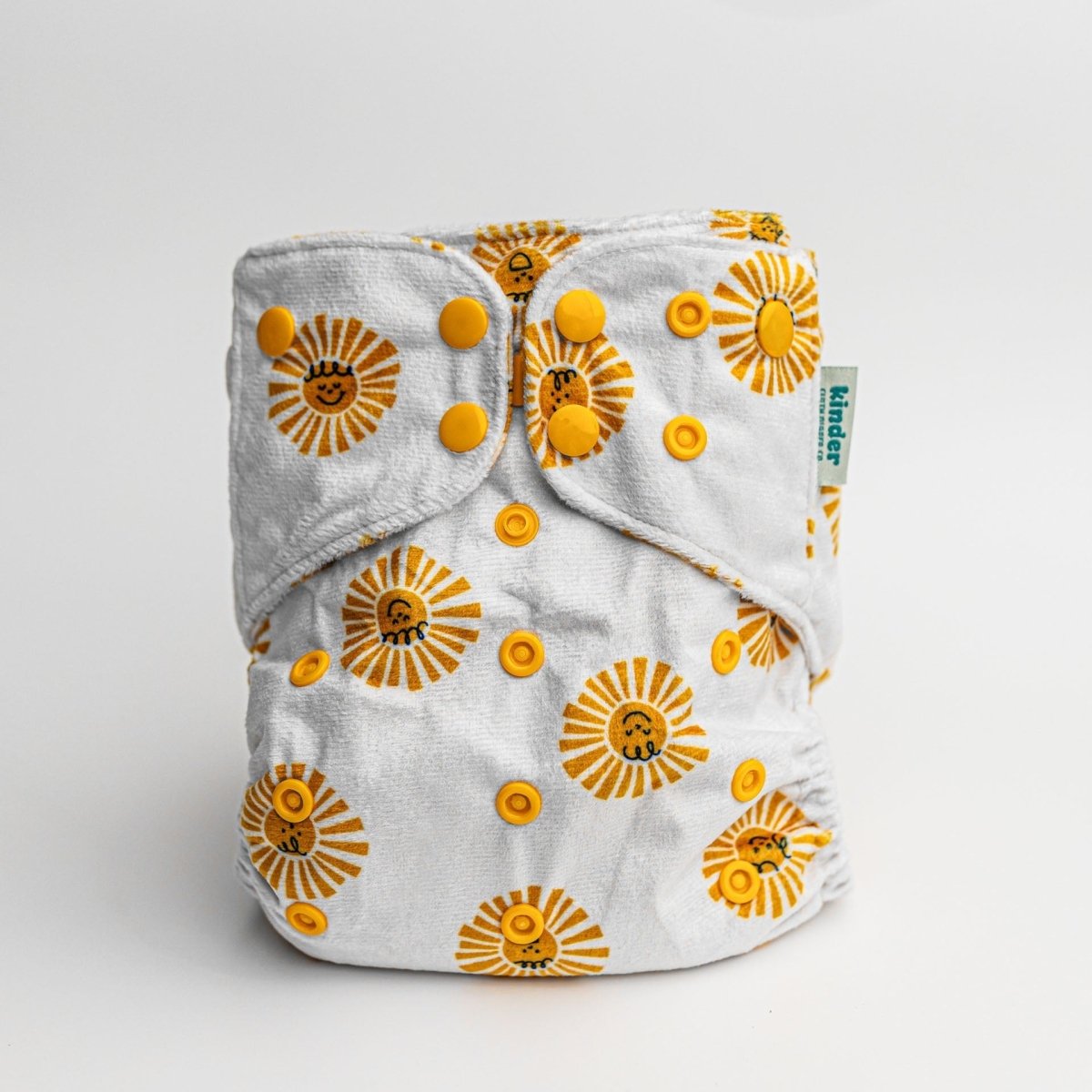 Kinder Cloth Diaper Co. Minky Fleece Cloth Diaper - Patterned Lounger with Wicking Jersey - Everetts Place Boutique - 