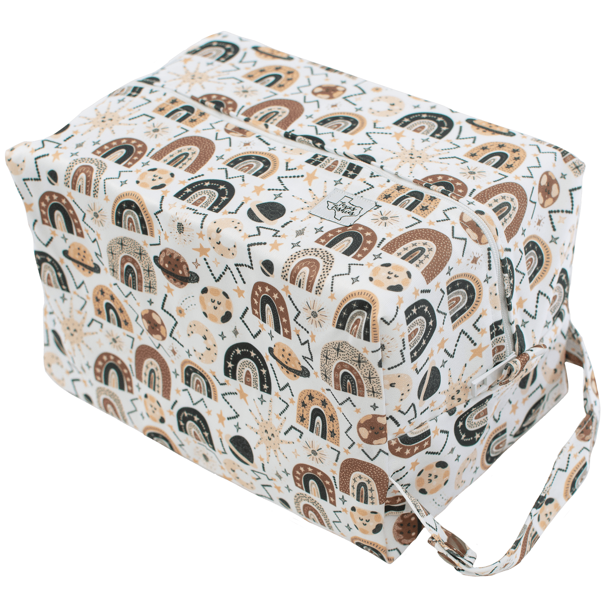 Space Rainbow Diaper Pod with Two Layers of PUL and Zipper Closure Texas Tushies