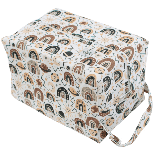 Space Rainbow Diaper Pod with Two Layers of PUL and Zipper Closure Texas Tushies