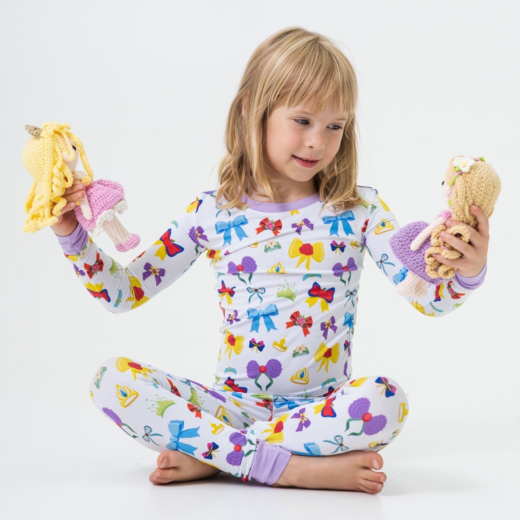 Bam & Stitch Sparkle & Reign Long Sleeve Pajamas - 