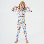 Bam & Stitch Sparkle & Reign Long Sleeve Pajamas - 