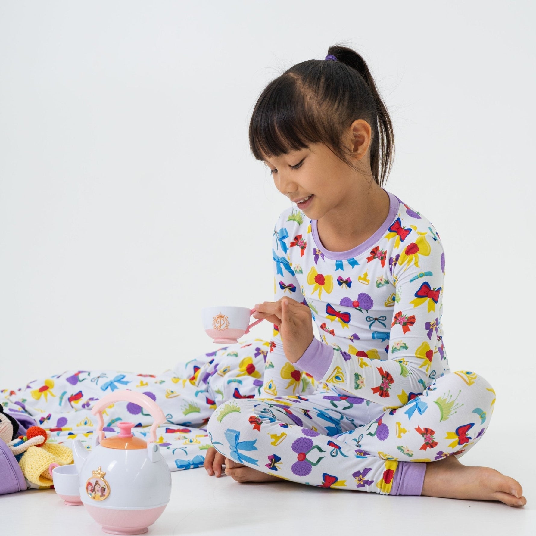 Bam & Stitch Sparkle & Reign Long Sleeve Pajamas - 