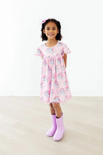 Mila & Rose ® Sparkling Rainbows Pom Pom Dress - 