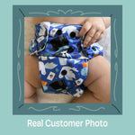 Hobby and Interests: Essentials Pocket Cloth Diaper with Athletic Wicking Jersey, Grows with your Baby - Everetts Place Boutique - Pocket Diaper