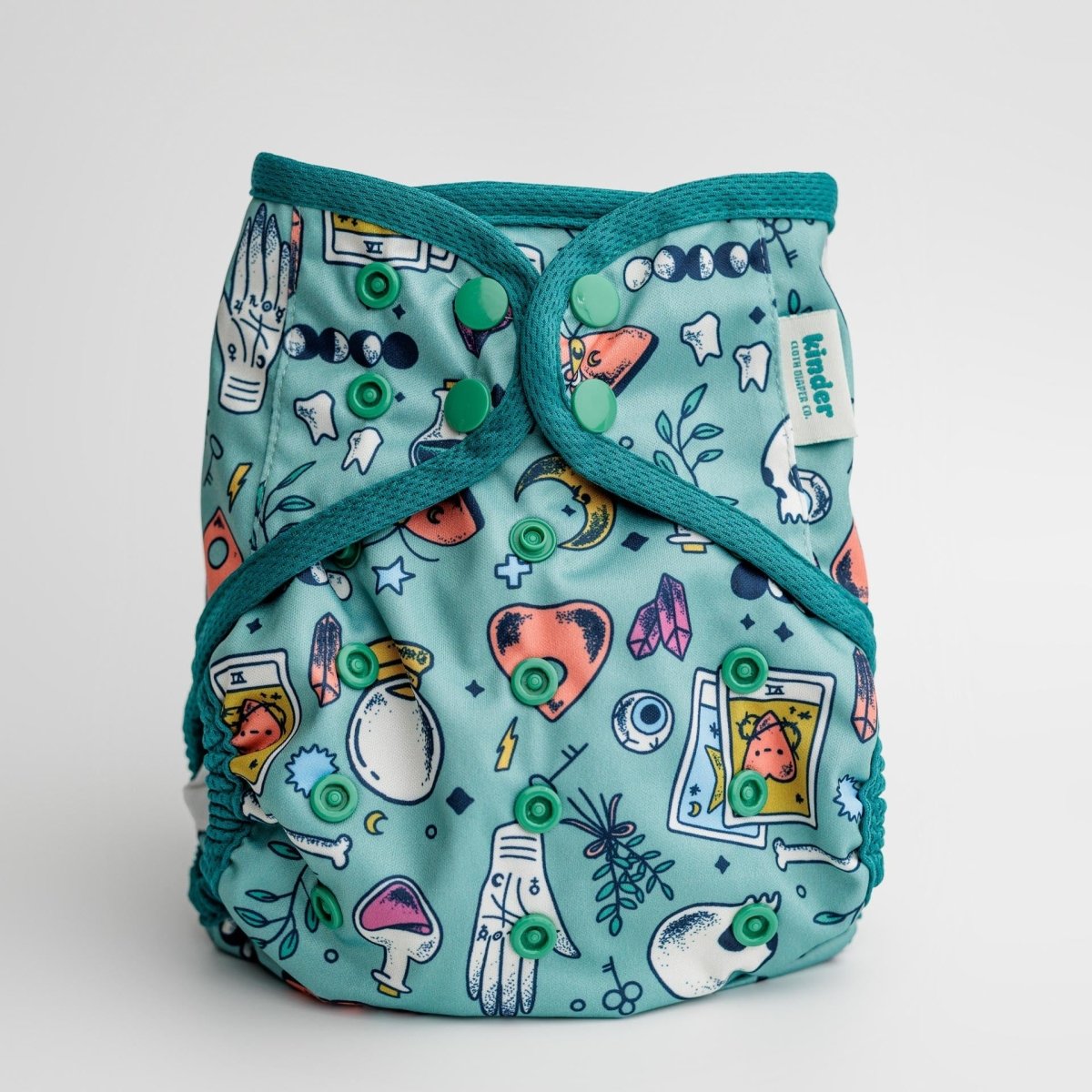 Patterned Wipeable Cloth Diaper Cover, Grows with your Baby - Everetts Place Boutique - Diaper Cover