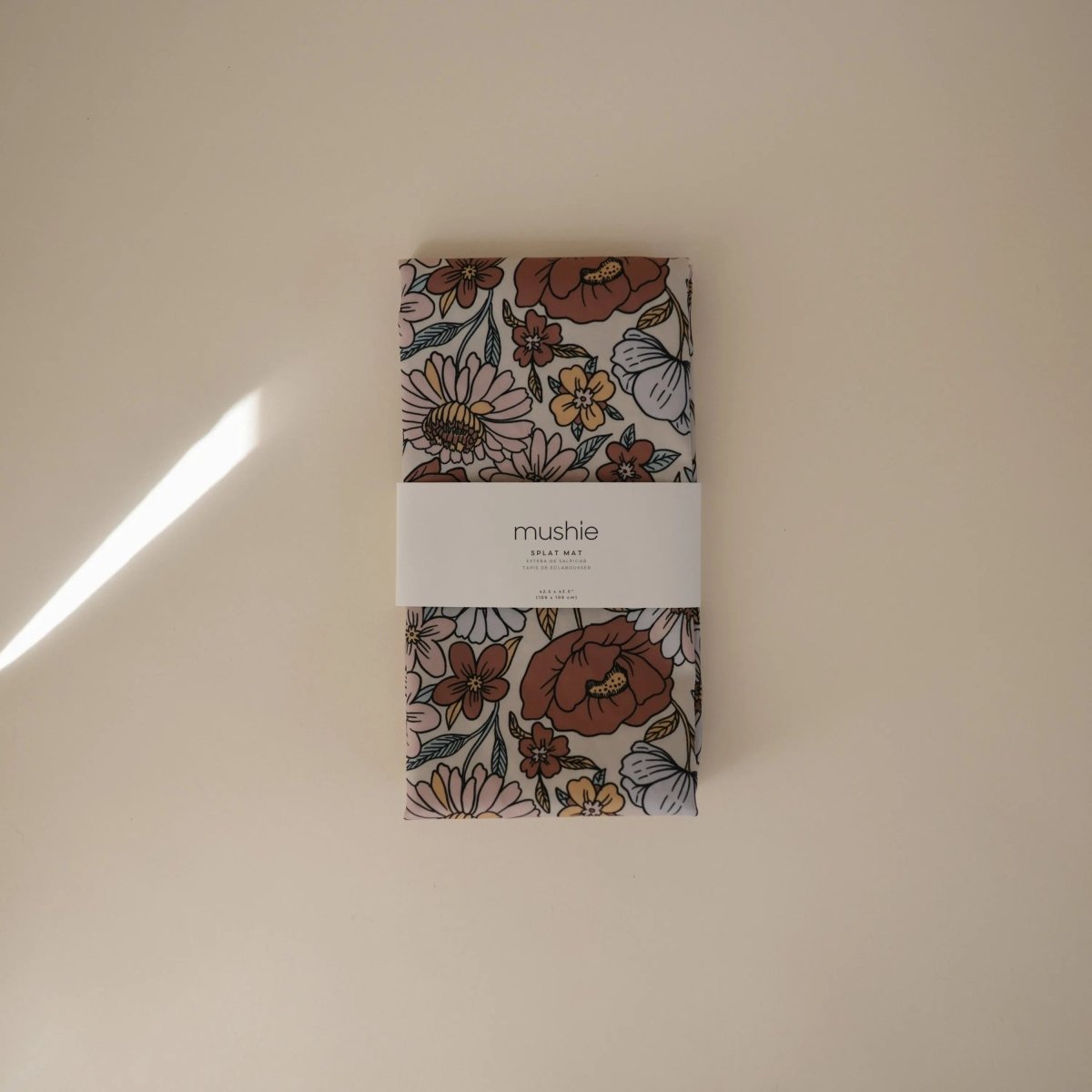 Mushie Splat Mat for High Chairs and Arts and Crafts Water Resistant Polyester - 