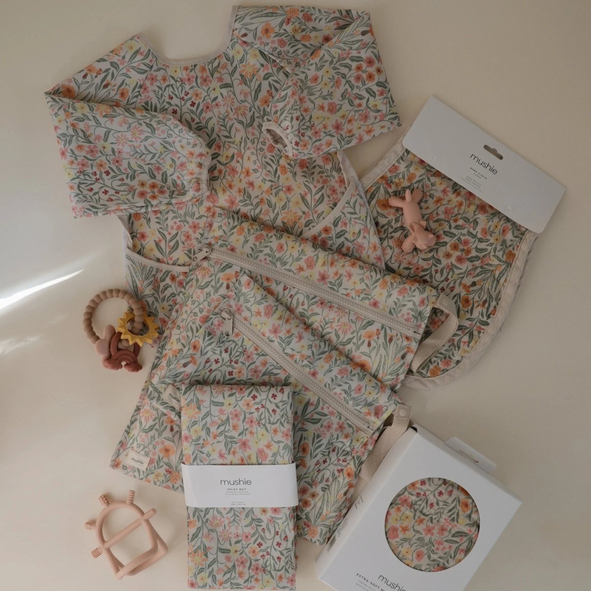 Mushie Splat Mat for High Chairs and Arts and Crafts Water Resistant Polyester - 