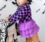 DREAM BIG LITTLE CO SPOOKY CHECKERS DREAM TUTU BODYSUIT DRESSEveretts Place