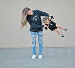 Spooky Mini Skeletons Sweatshirt Romper With Snap Closure - Everetts Place Boutique - 