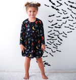 Bamboo Dress, Spooky Nights, Long Sleeve by Bestaroo