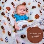 Go Sports! Swaddle Blanket by LollyBanks