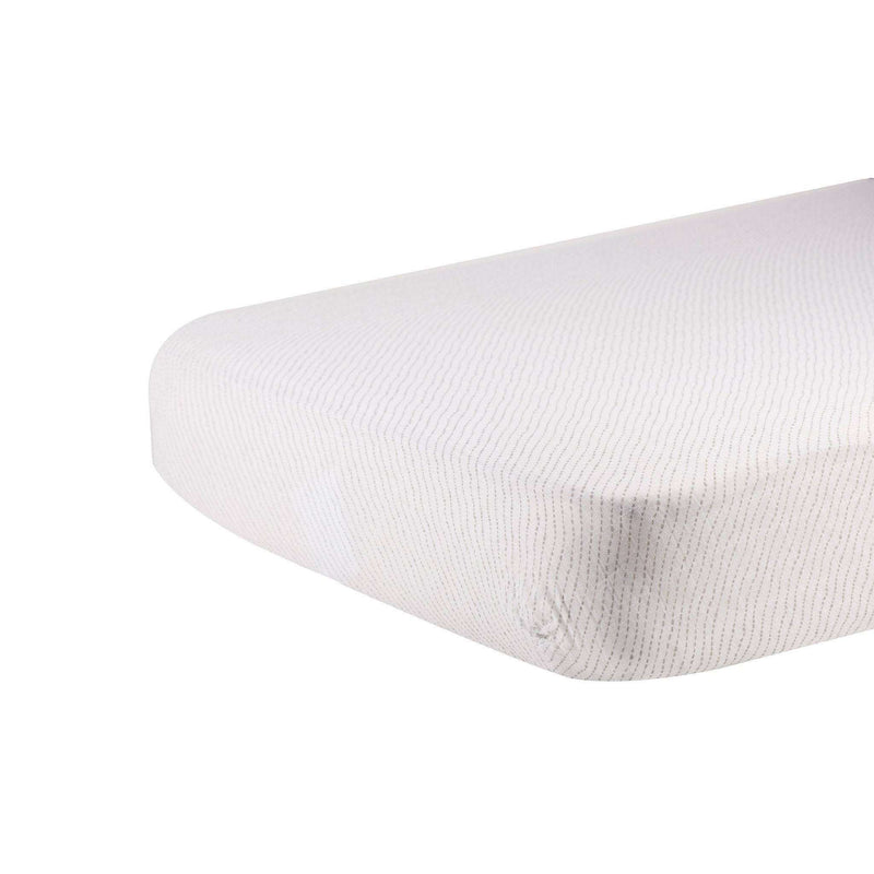 Spotted Wave Cotton Muslin Crib Sheet - Everetts Place: Online Boutique - Blankets & Pillows