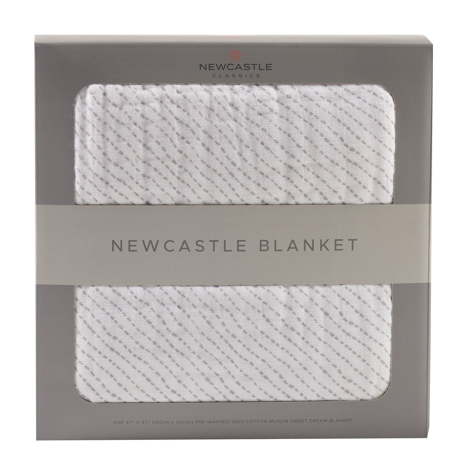 Spotted Wave Cotton Muslin Newcastle Blanket - Wool, Woolen, Towel, Linens | Everetts Place