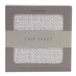 Newcastle Classics Spotted Wave Crib Sheet for Babies - Newcastle Classics Cotton Muslin - Everetts Place Boutique -