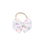 Angel Dear Spring Blooms Bow Trellis - Bow on Headband - 