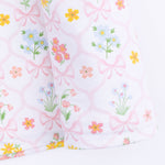 Angel Dear Spring Blooms Bow Trellis - Swaddle Blanket - 