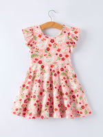Rylee Faith Designs Spring Chicken Floral Farm Print Girls Dress - 