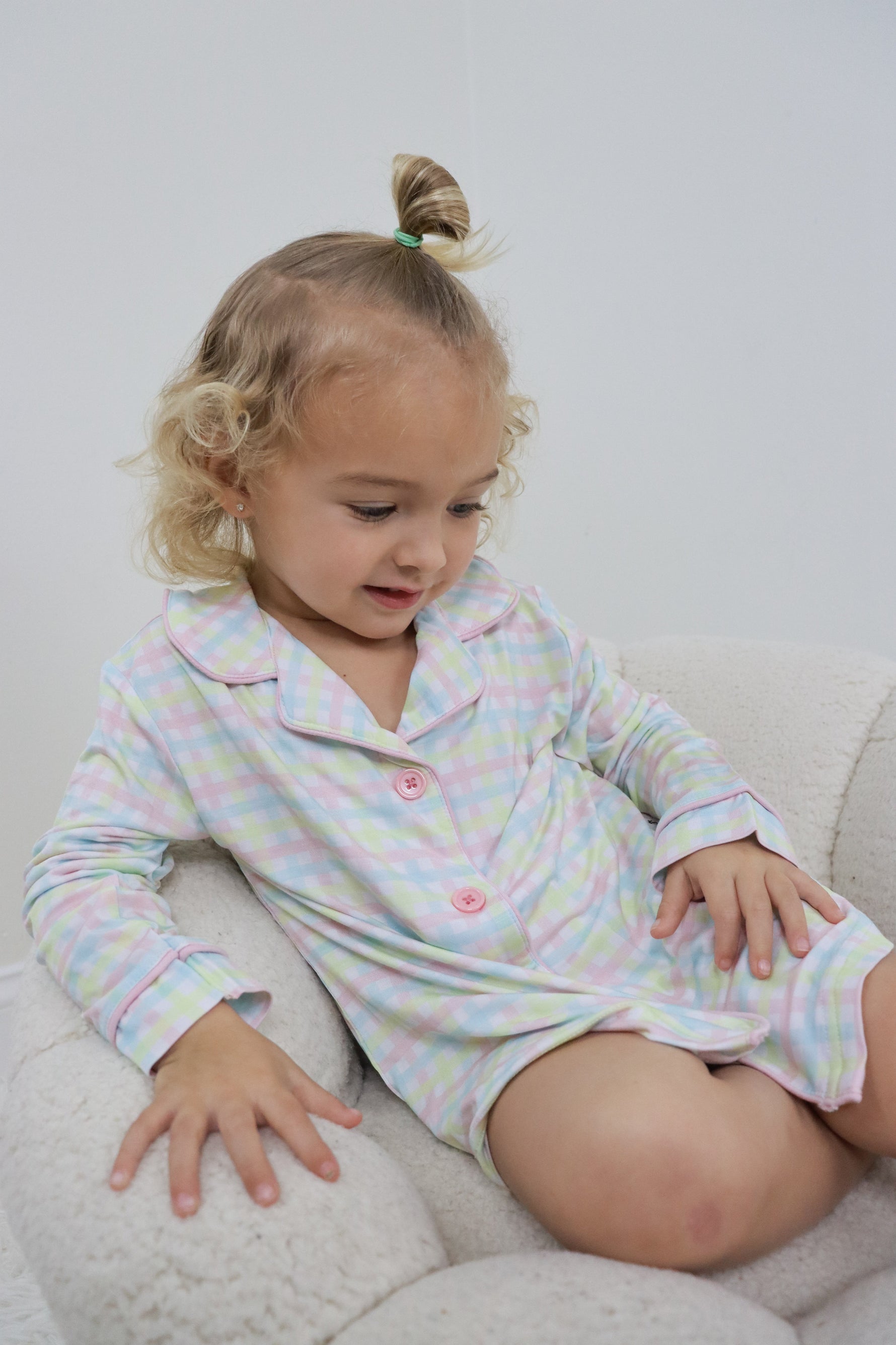 DREAM BIG LITTLE CO SPRING GINGHAM GIRL'S DREAM GOWNEveretts Place