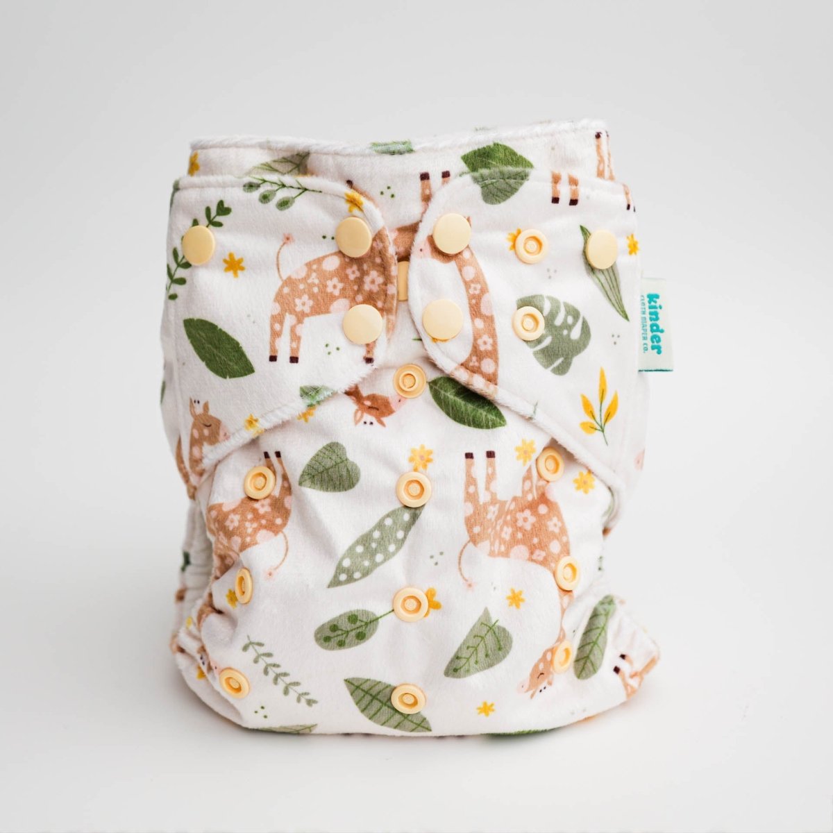 Patterned Lounger Pocket Cloth Diaper — Minky Fleece with Athletic Wicking Jersey - Everetts Place Boutique - Pocket Diaper