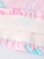 Rylee Faith Designs Spring Pink Theme Park Print Girls Twirl Dress - 