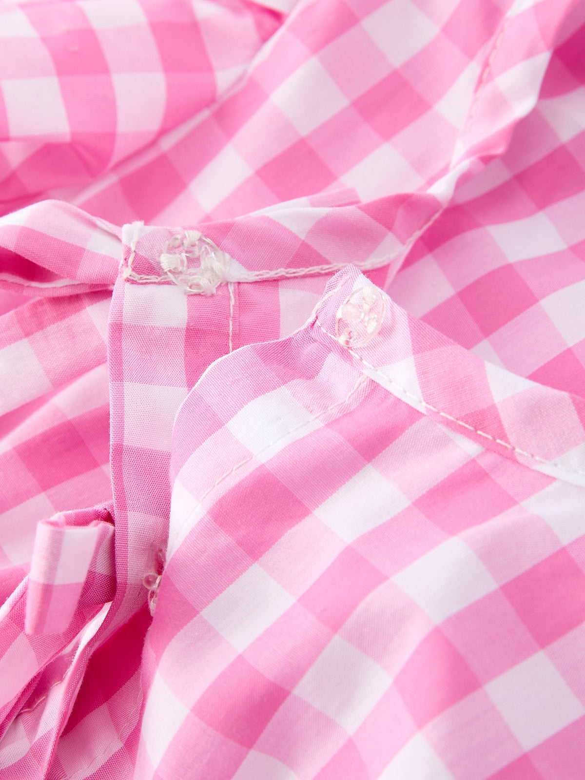 Rylee Faith Designs Spring Plaid Baby Girls Romper Bow Flutter SleeveEveretts Place