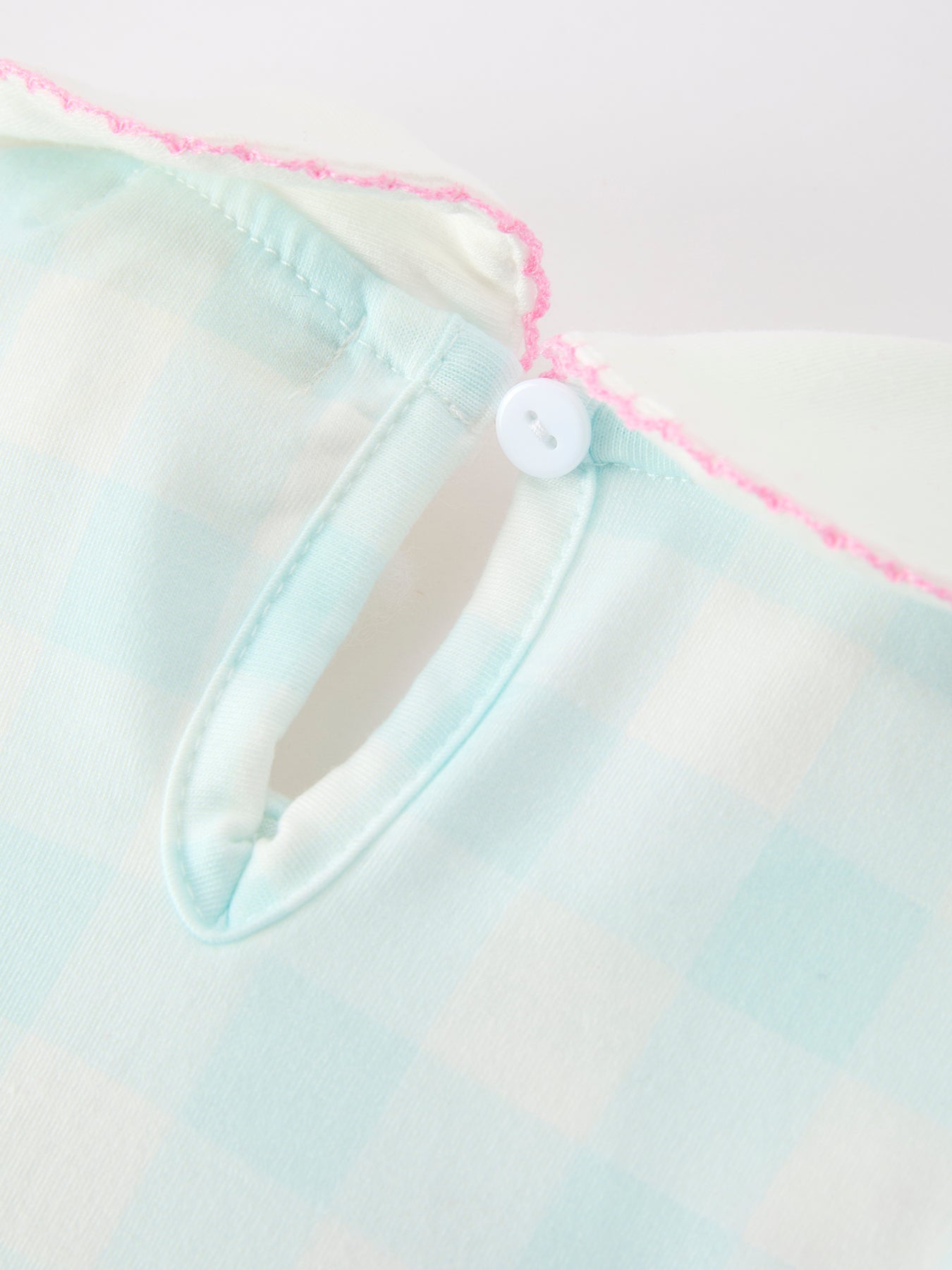 Rylee Faith Designs Spring Plaid Bow Girls Dress Smocked Petals Collar Puff SleeveEveretts Place