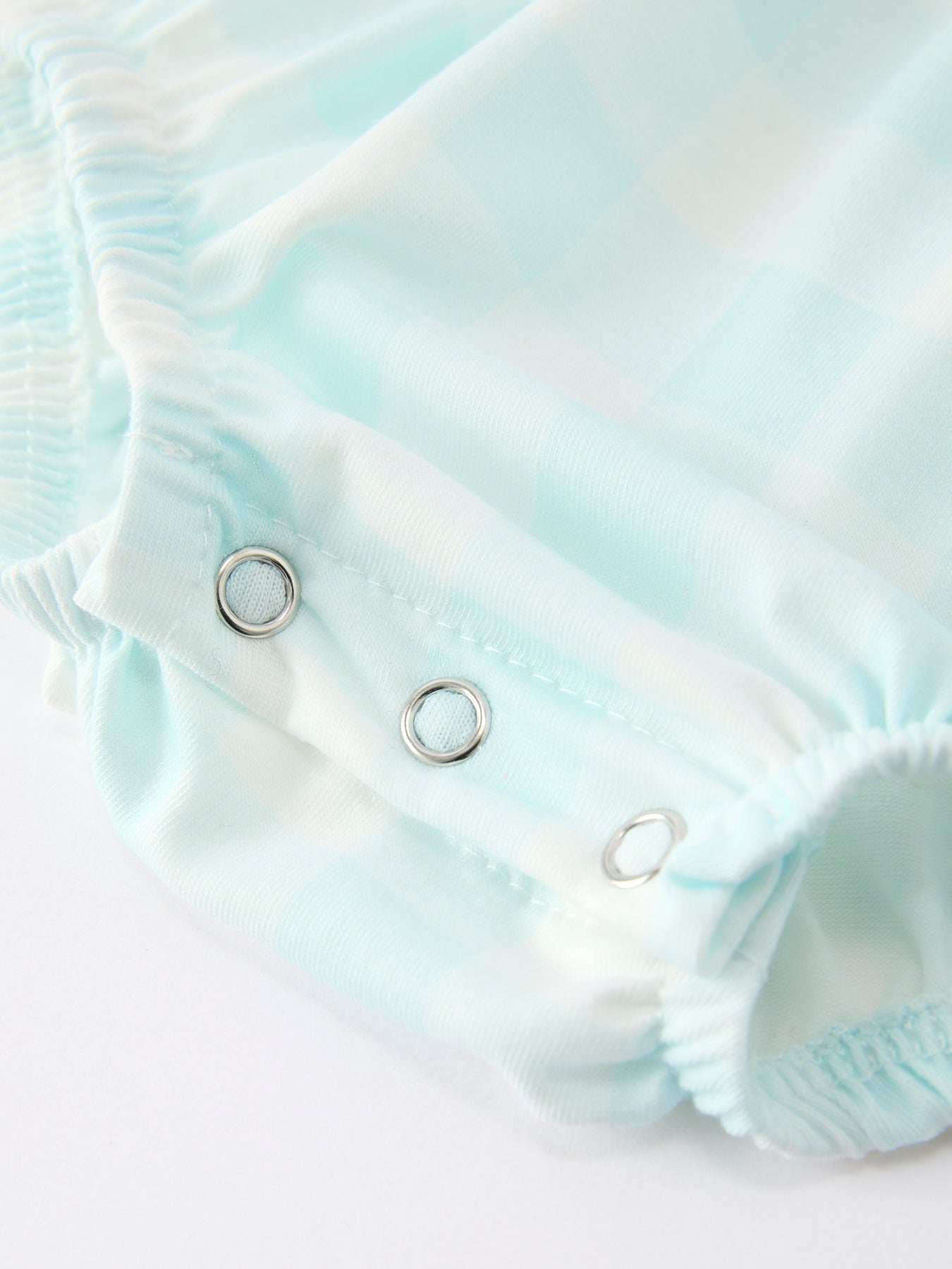 Rylee Faith Designs Spring Plaid Bow Girls Romper Smocked Petals Collar Puff SleeveEveretts Place