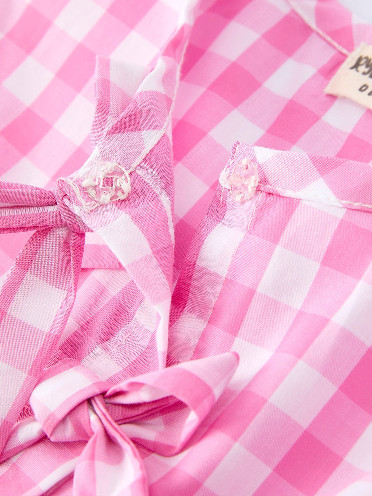 Rylee Faith Designs Spring Plaid Girls Dress Bow Flutter SleeveEveretts Place