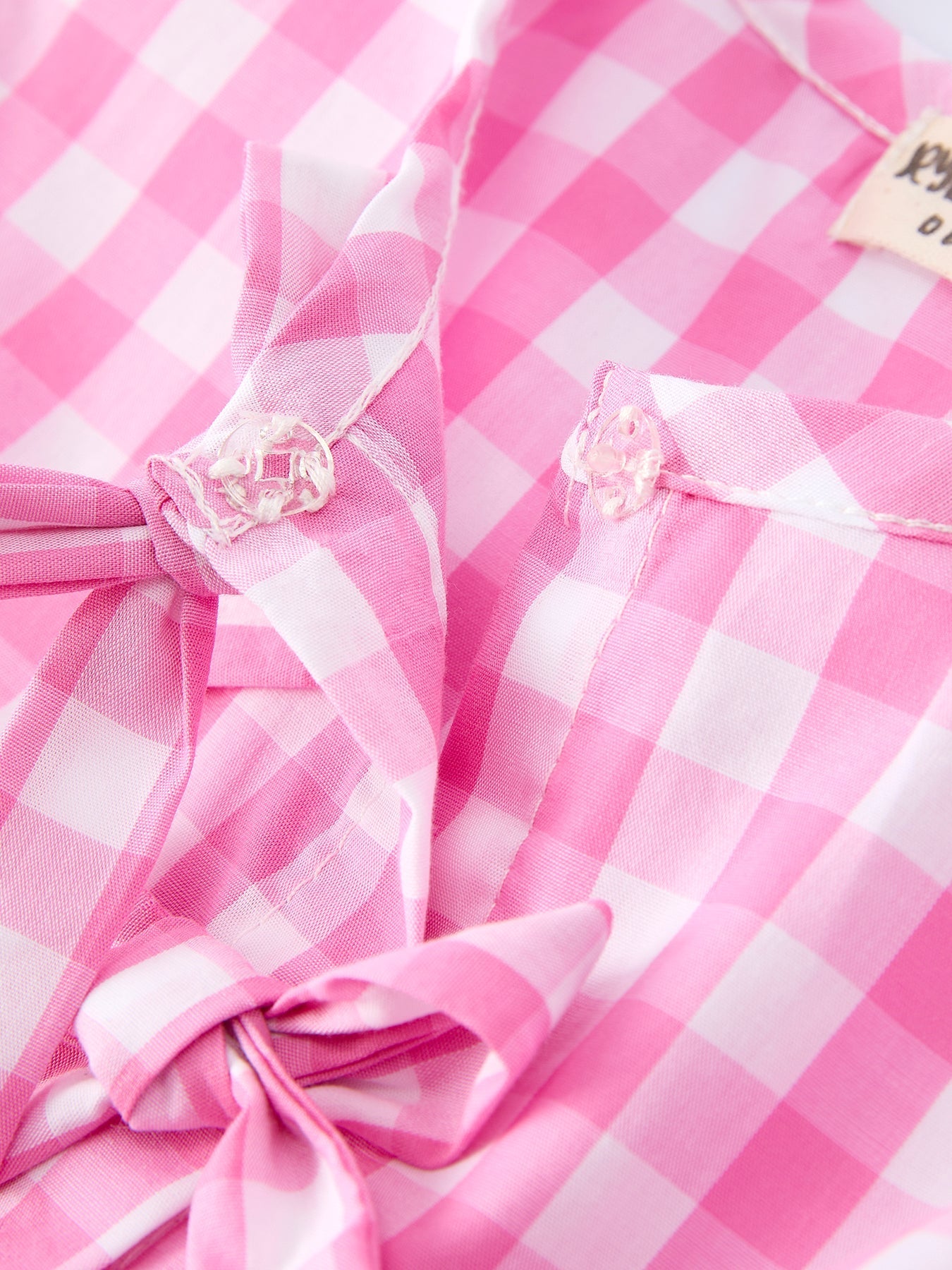 Rylee Faith Designs Spring Plaid Girls Dress Bow Flutter SleeveEveretts Place