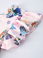 Rylee Faith Designs Spring Playful Character Print Girl Dress - 