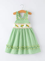 Rylee Faith Designs Spring Turtle Smocked Baby Girls DressEveretts Place