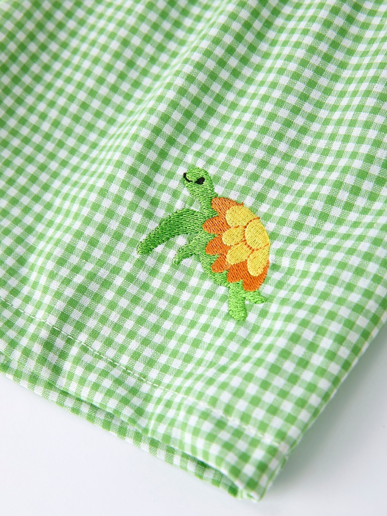 Rylee Faith Designs Spring Turtle Smocked Boy SetEveretts Place
