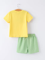 Rylee Faith Designs Spring Turtle Smocked Boy SetEveretts Place