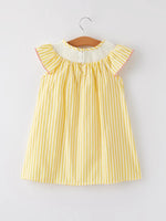Rylee Faith Designs Spring/Summer Chick Floral Embroidery Smocking Girls Dress - 