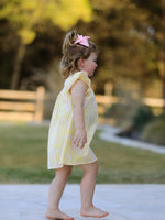 Rylee Faith Designs Spring/Summer Chick Floral Embroidery Smocking Girls Dress - 