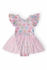 Mila & Rose ® Springtime Bows Short Sleeve Twirl Leotard for Girls - 