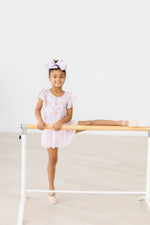 Mila & Rose ® Springtime Bows Short Sleeve Twirl Leotard for Girls - 